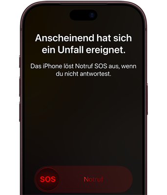 Mit Sicherheitsfeatures wie der Unfallerkennung