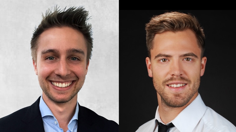 Matteo Ostermeier und Johannes Winkler (Product Manager B2B)