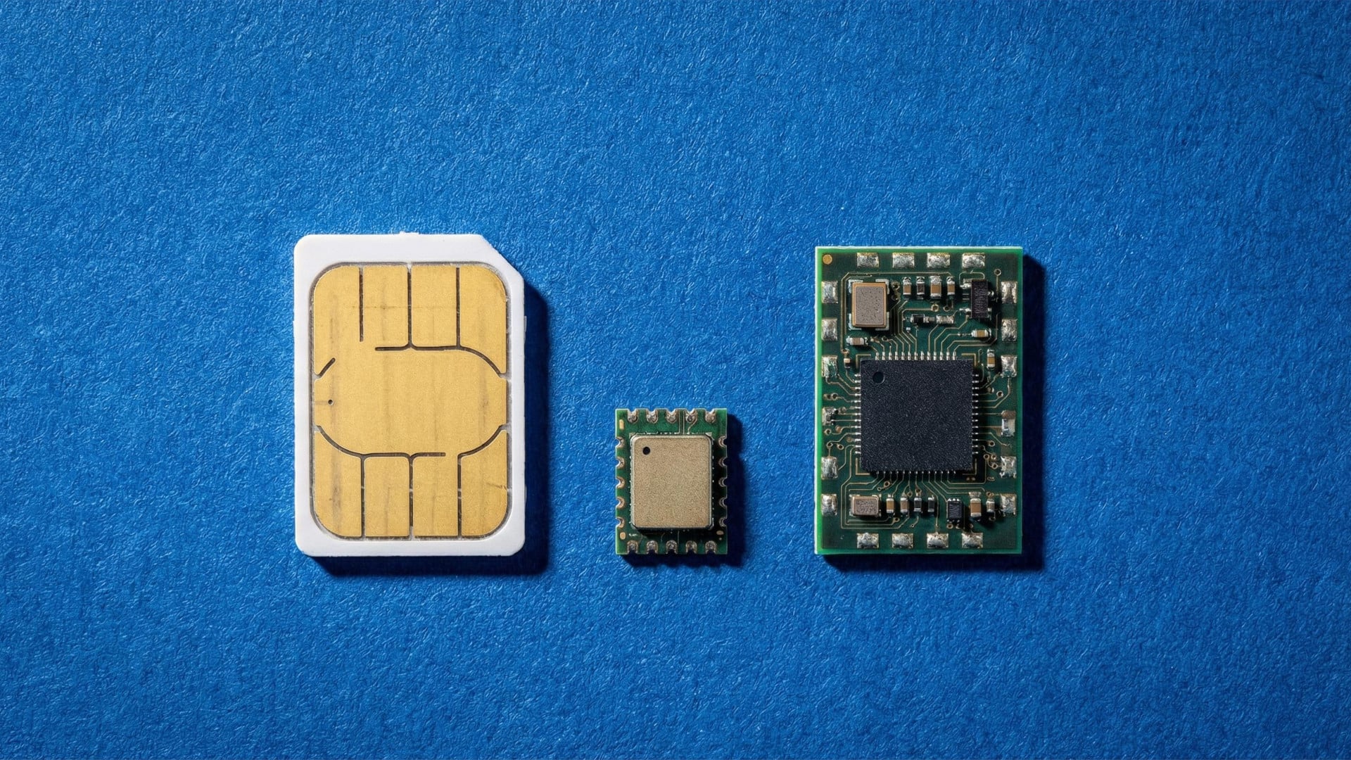 Entwicklungsstufen: Nano-SIM-Karte, eSIM und iSIM als Teil eines SoC (System on a Chip)