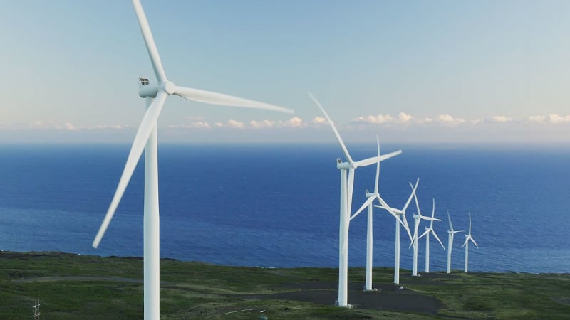 Windpark in ländlicher Region