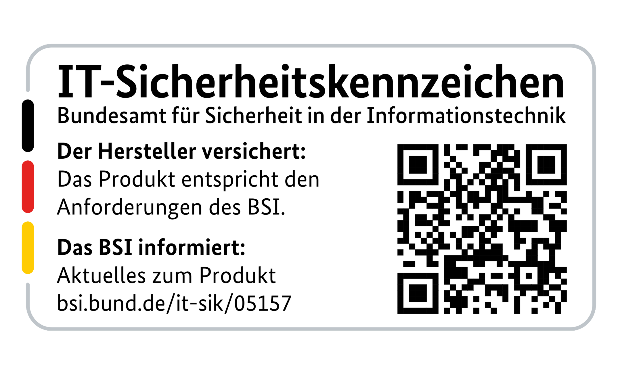 IT-Sicherheitskennzeichen S25 FE
