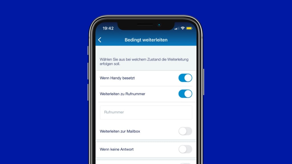 o2 Business App: Rufumleitung & Mailbox