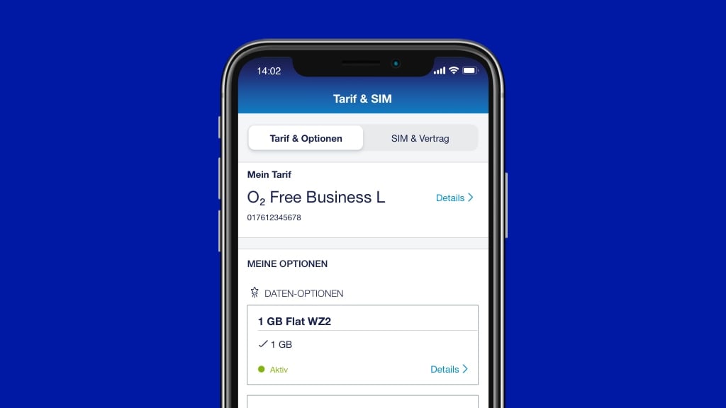 o2 Business App: Tarifdetails