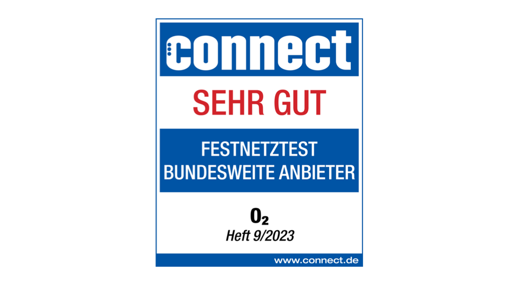 Connect: Note „Sehr gut“ für das DSL Angebot von o2