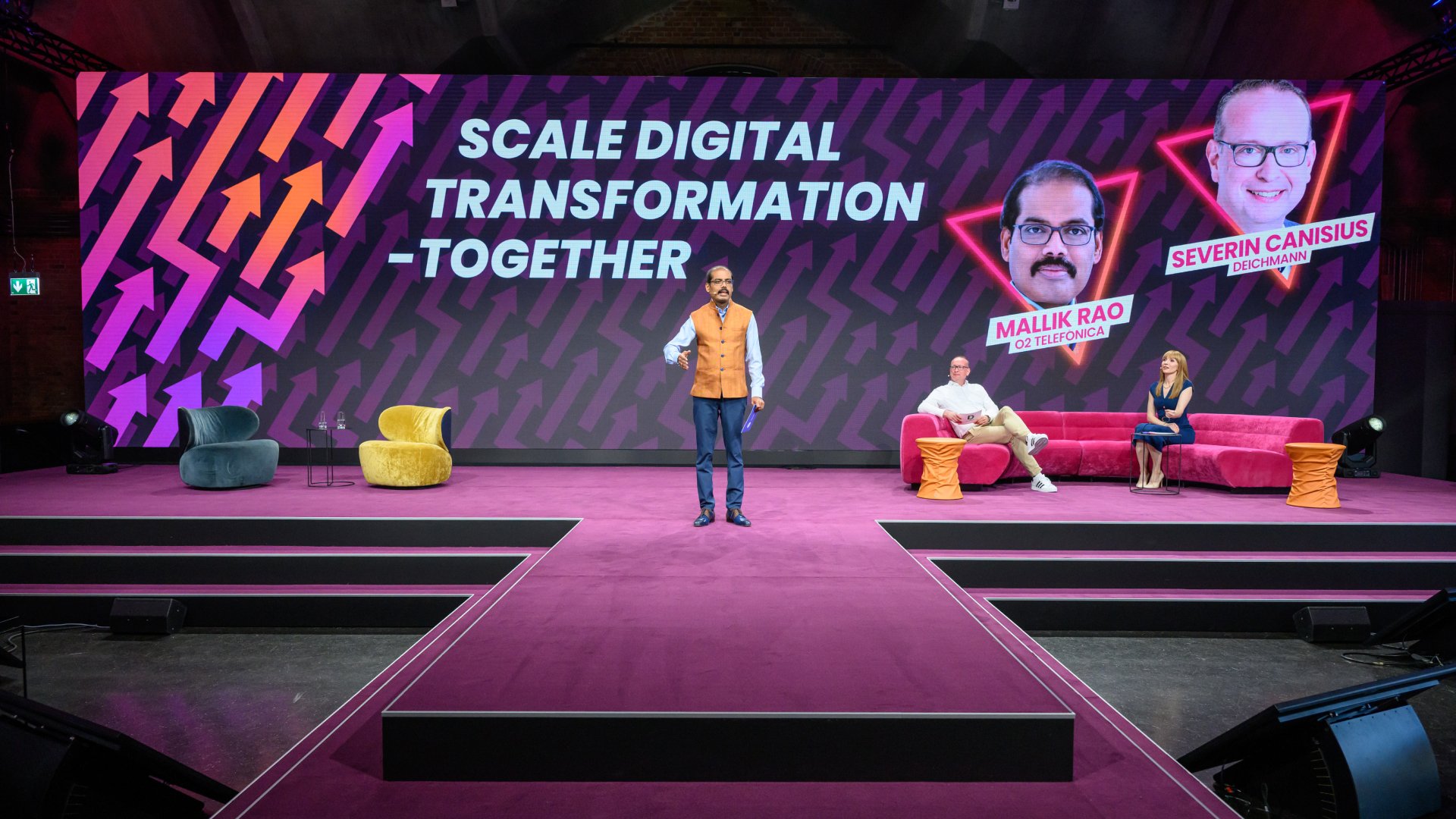 Telefónica Germany CTIO Mallik Rao mit seiner Keynote